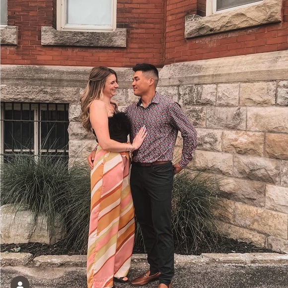 MANGO Regular Pleat-Front Pants 'Odilia' in Orange - Picture 3 of 5